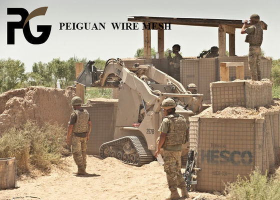 MIL12  Bastion Barrier , Galvanized Military  Barriers