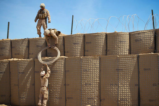 Mil7 2.21m  Containers Galfan / Galvanized Military Defensive Gabion